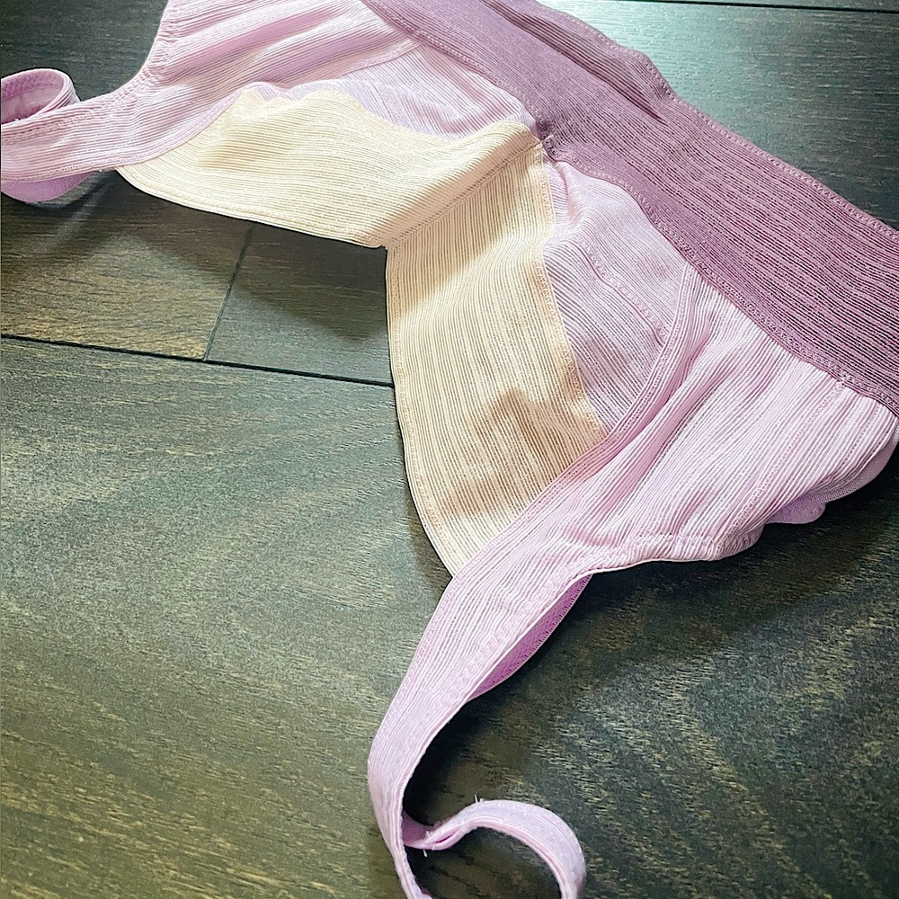 Triumph Underwear Wired Crop Sports Bra with Metallic Thread